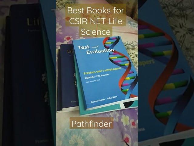 Best Books for CSIR NET Life Sciences Exam | Pathfinder Books  #shorts