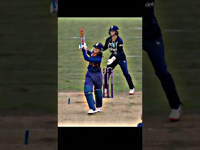 Smriti Mandhana Hitting Six 6⃣ | IND  ENG | #shorts #cricket #smritimandhana