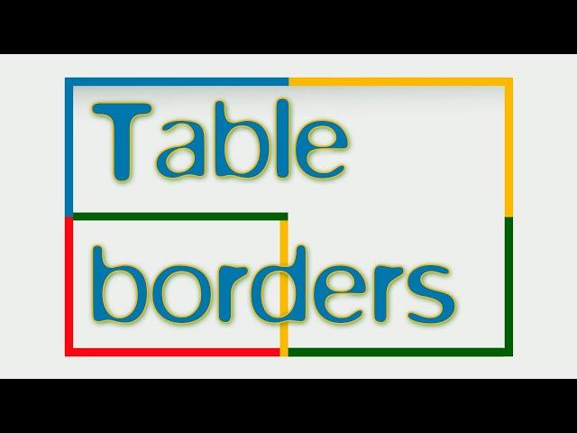 Apply box style borders, 6 pt width, single line style to the table of the first page of the...