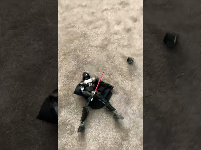 Small to big Lego Darth Vader @ZachTheBrickManiac