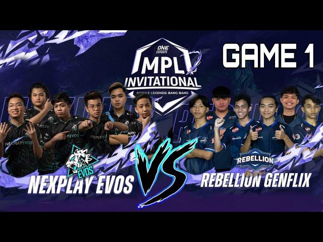 REBELLION GENFLIX WINNING MOMENT vs NXPEVOs |MPL Invitational Group Stage GAME 1