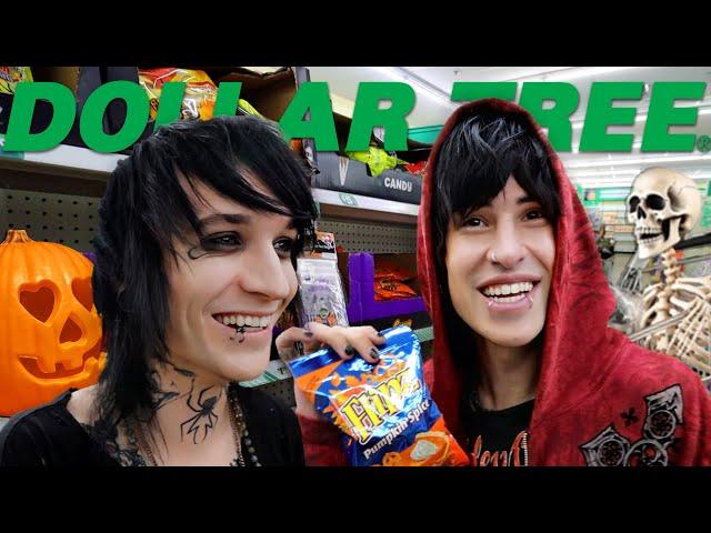 Dollar Store Halloween Shopping