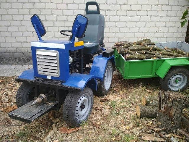 Самодельный мини-трактор за 400 $