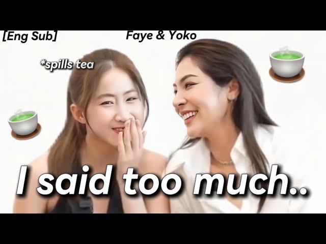 [Eng] Faye & Yoko spilling so much teas | Unseen Interview 