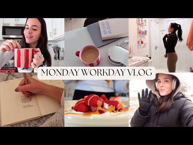 FULL WORKDAY IN MY LIFE VLOG as a content creator & food blogger! &  daily healthy habits / routines