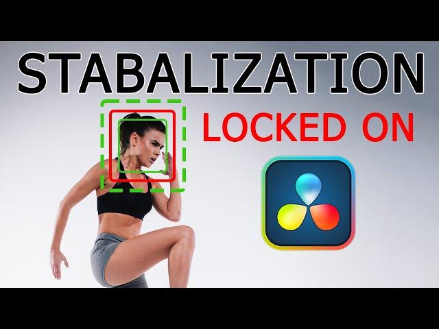 Davinci Resolve 17 Locked on Stabilization Effect Tutorial for Beginners