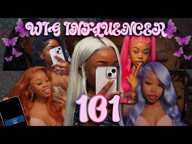 HOW TO: become a paid wig influencer | free wigs?? + more (without thousands of followers)