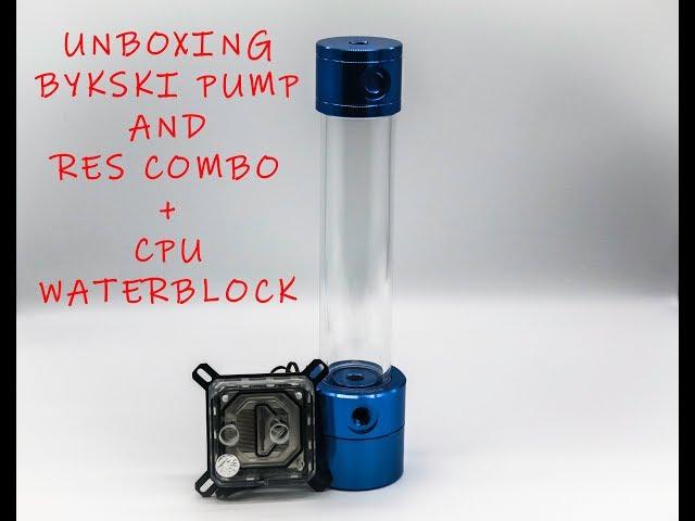 AFFORDABLE BYKSKI PUMP RESERVOIR COMBO & CPU WATERBLOCK