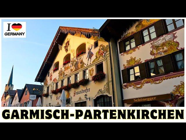 GARMISCH-PARTENKIRCHEN - the most beautiful town in the German Alps - one million tourists a year