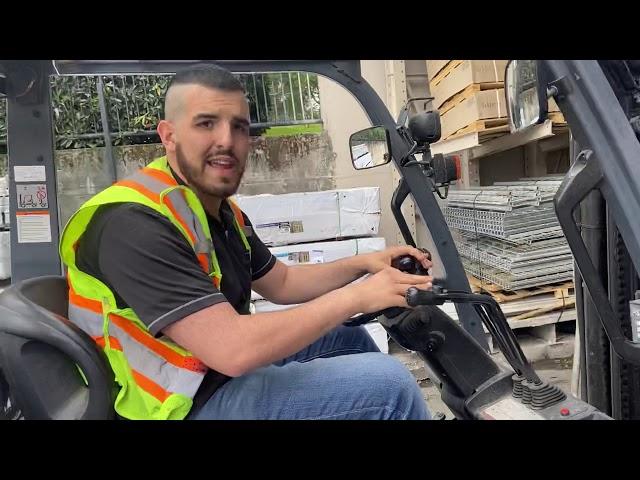 How to operate a forklift