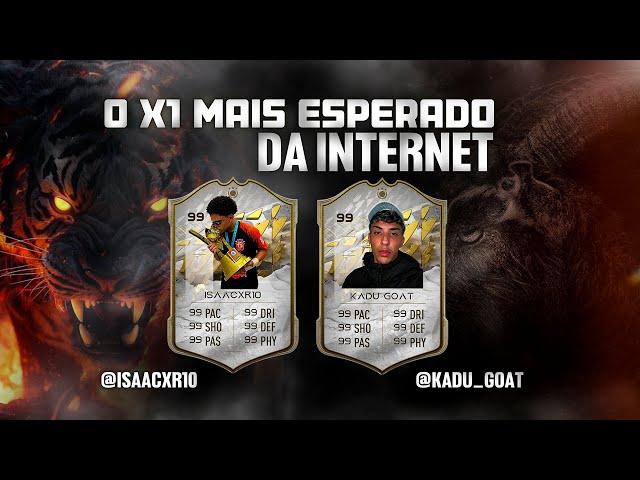 AO VIVO - ISAAC XAVIER X KADU GOAT - O MAIOR X1 DA INTERNET!!