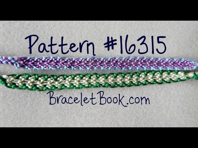 DIY Friendship Bracelet Pattern #16315 BraceletBook Beginner¦ The Corner of Craft