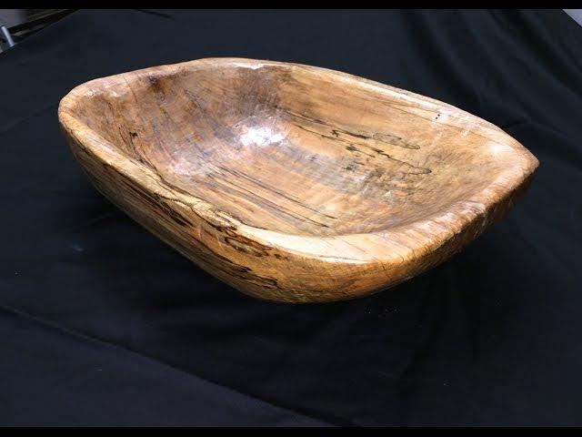 Hand Carved Maple Wooden Bowl