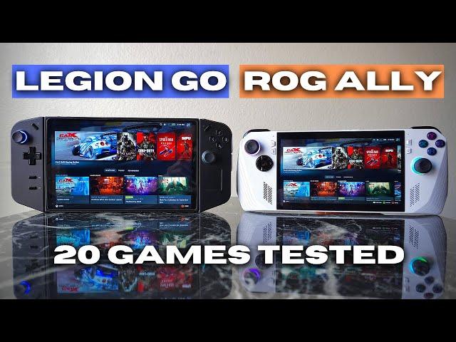 Legion Go vs ROG Ally: 20 Games Benchmarked! 2 Months Later