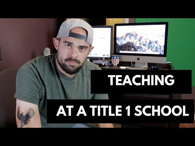 My Experience Teaching At A Title 1 School: Teacher Vlog