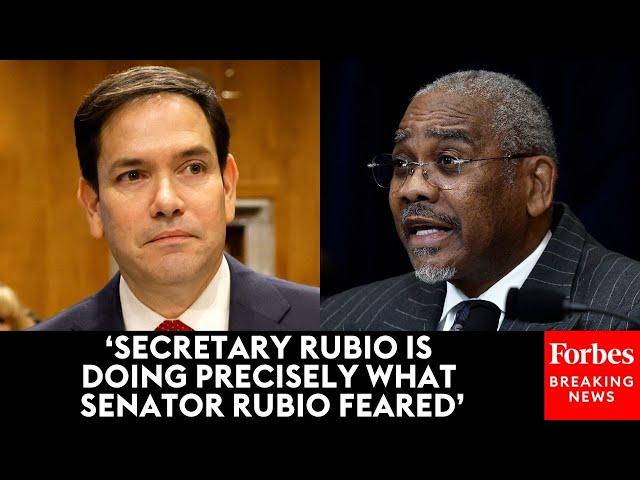 'Was It Worth It?' Greg Meeks Absolutely Lights Into Sec. Rubio, Accuses Him Of Betraying His Ideals
