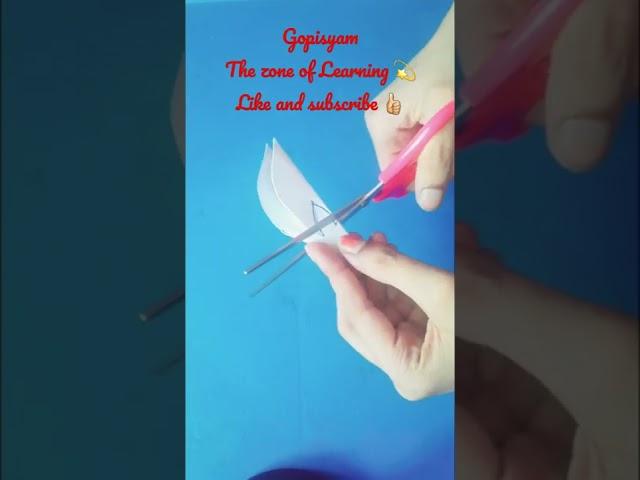 Snowflake ️ | #papercraft #Gopisyam The zone of Learning| #diy