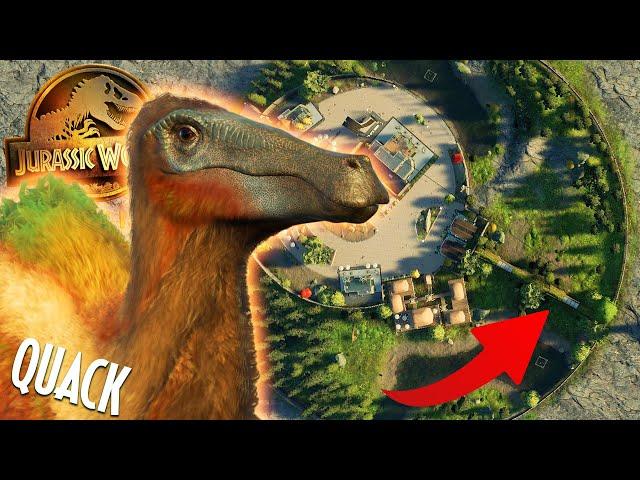 Log Viewing Gallery Trick In DEINOCHEIRUS EXHIBIT | Jurassic World Evolution 2 Exhibit Speed Build