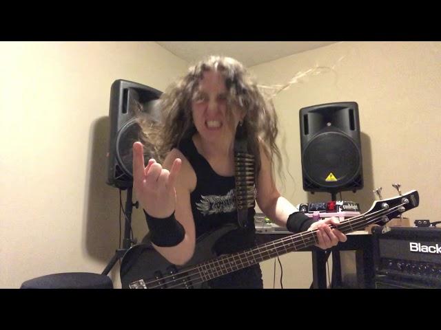 Akephalos “Corpse Made Halo” Bass Cover by Adina Blase