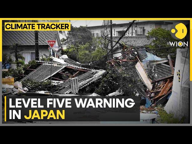 Shanshan Typhoon: Typhoon knocks out power and snarls air traffic | WION Climate Tracker | WION News