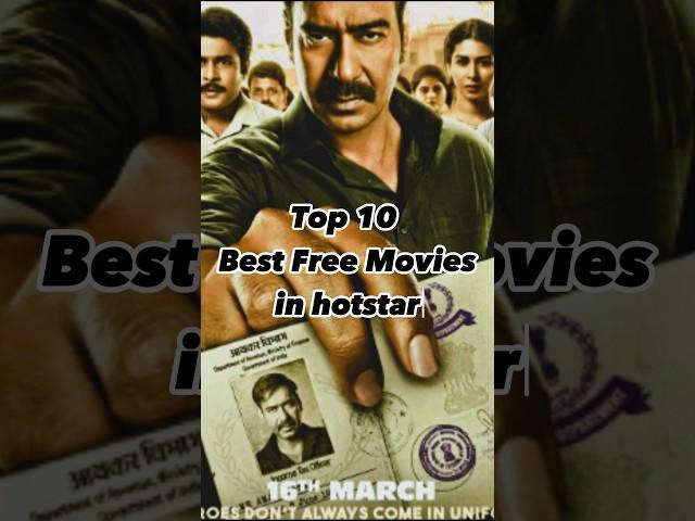 Top 10 Best Free Movies in hotstar  #shorts #viralshorts