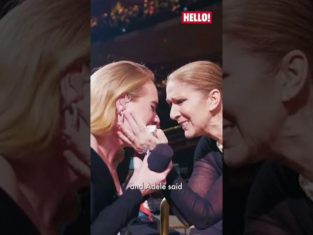 Adele Explains Her Teary Moment With Celine Dion | HELLO!