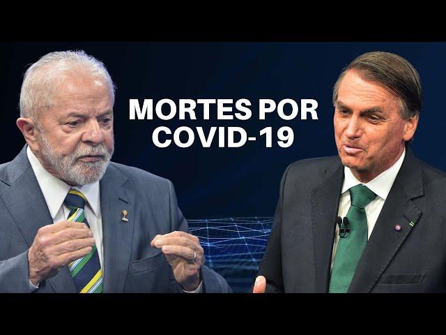 Lula e Bolsonaro divergem sobre fake news, vacinas e mortes durante a pandemia da covid-19