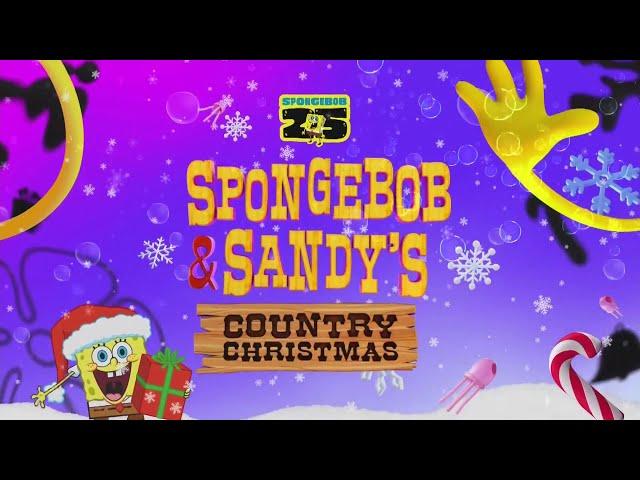 SpongeBob & Sandy’s Country Christmas Promo 1 - December 2, 2024 (Nickelodeon U.S.)