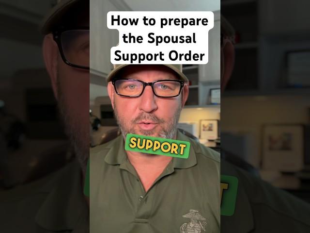  PROPER WAY To Prepare Spousal Support order when paying Spouse : Uncontested California Divorce
