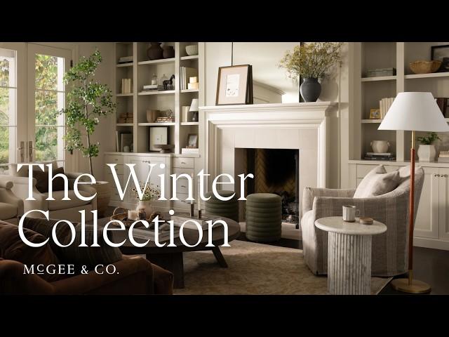 The McGee & Co. Winter Collection | Earthy & Inviting Living Room Tour