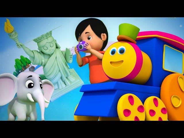 Bob der Zug | Um die Welt | Kinderreime für Kinder | Deutsch Kinderlied | Bob Around the World