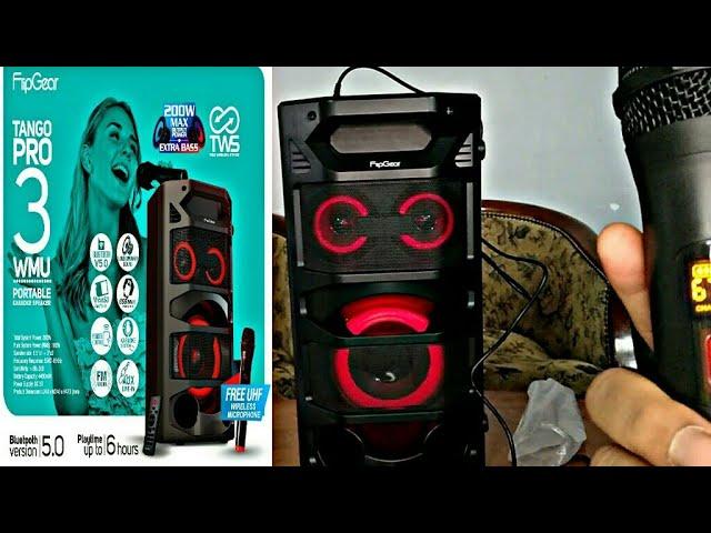 Portable Speaker Karaoke #Vinnfier #FlipGear Tango Pro 3 [REVIEW]