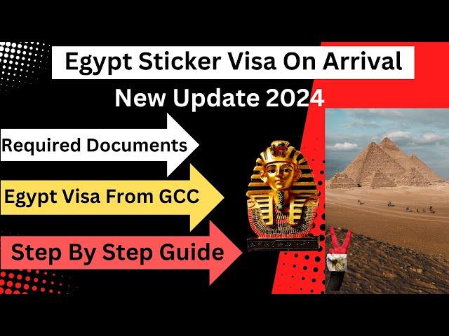 How To Get Egypt Sticker Visa On Arrival/ Complete Guide/ step By Step