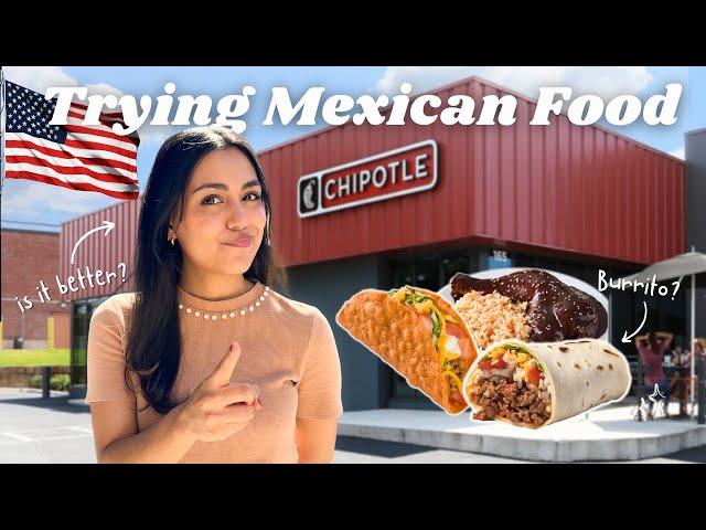 Trying Mexican Food in the US | Vlog in SPANISH.