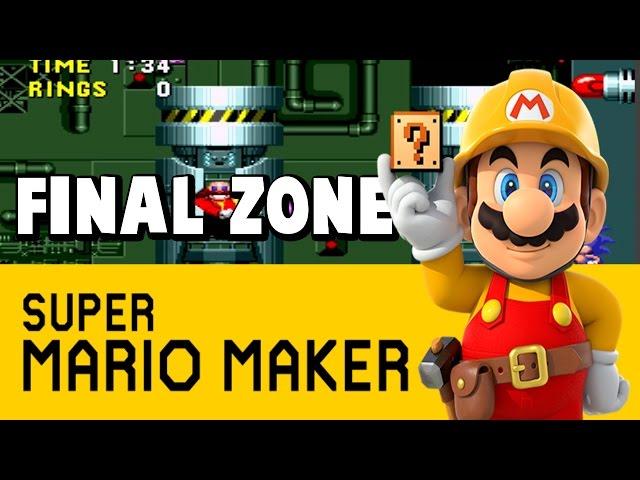 Sonic 1 Final Zone in Mario Maker!