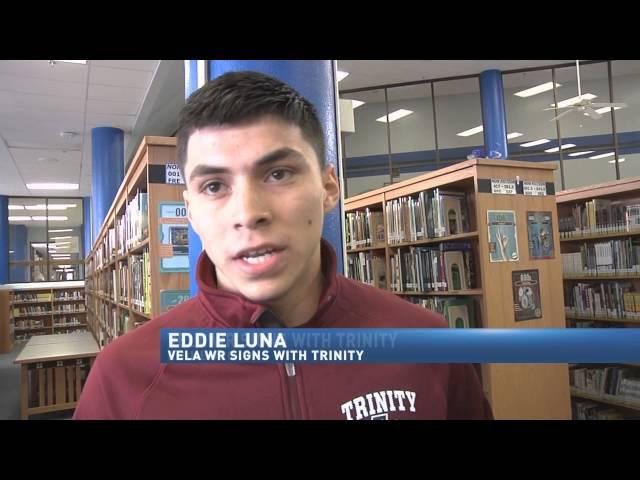 Edinburg Vela WR Signs To Play For Trinity