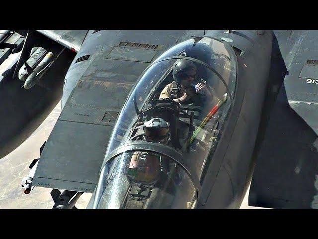 The Difficult And Dangerous Art Of Mid-Air Refueling: Air Tanker Refuels A-10, F-15E, and B-52