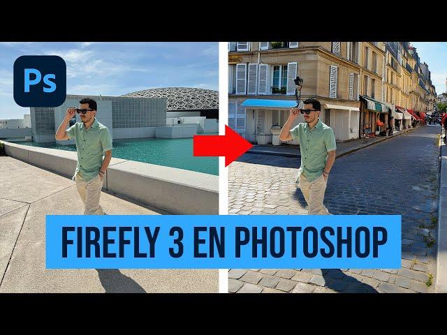 Firefly 3 en Photoshop es GENIAL ¡Nuevos comandos de imagen generativa!