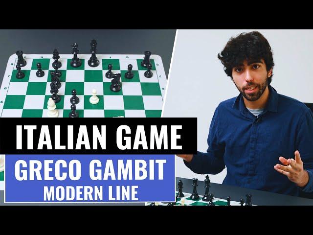 Italian Game | Giuoco Piano | Greco Gambit – Modern Line | Chess Openings | Alex Astaneh