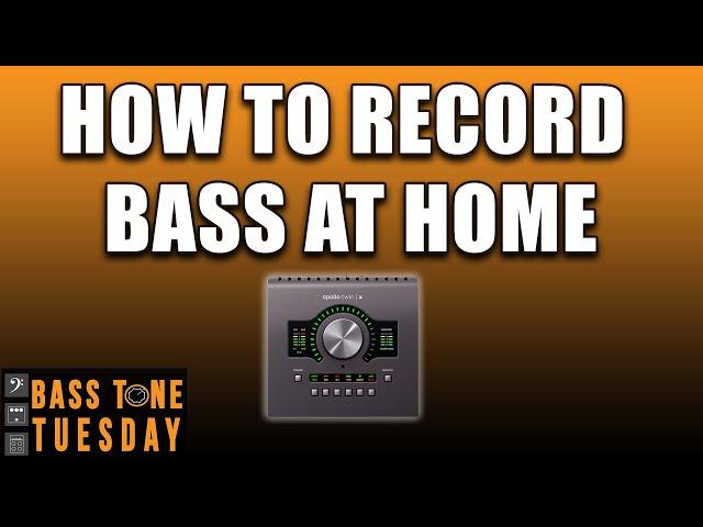 How to Record Bass at Home (Step By Step) | Bass Tone Tuesday