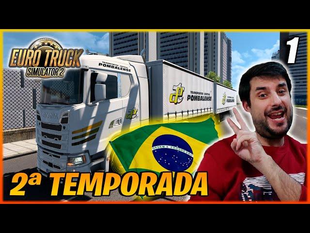 EURO TRUCK SIMULATOR 2 T2 #1 - PARTI Á BUSCA DO BRASIL COM OS POMBALENSES!