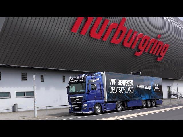 Anreise der Fernfahrer - 37. Int. ADAC Truck-Grand-Prix am Nürburgring 11.07.2024 - TALEA Media