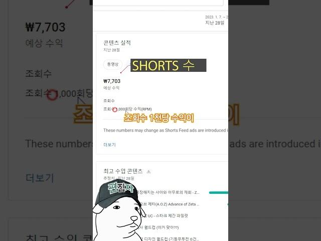 유튜브 쇼츠 수익은 얼마가 나올까?