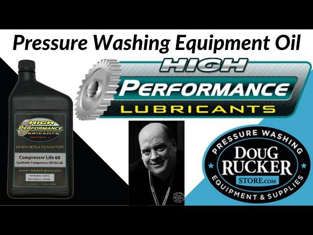 Pressure Washing Equipment Oil for Improved Performance