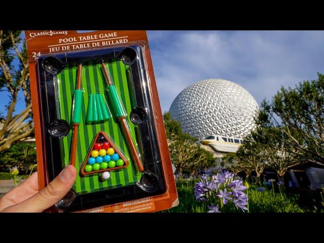 A Mini Pool Table Decides My Evening At Epcot!