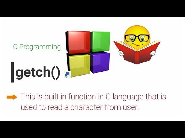 getch function in C with practical -C Programming tutorials || Code::Blocks