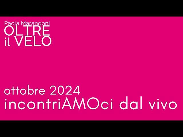 2024 INCONTRI di Ottobre