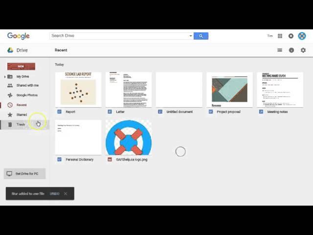 Google Drive Tour