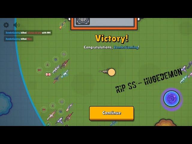 Zombs Royale - Intense Duo vs Squad Game with SS - Hugedemon