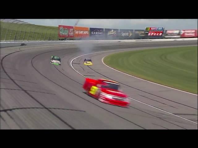 2010 NASCAR Kansas Truck Race Ron Hornaday vs Johnny Sauter